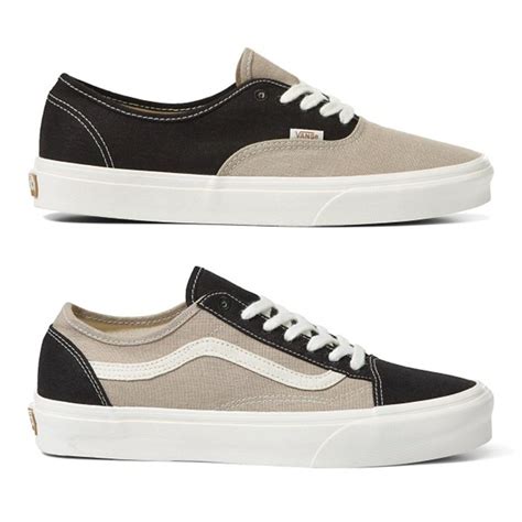 Vans รองเท้าผ้าใบ Authentic Old Skool Eco Theory Multi Block Black