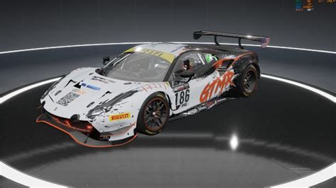 Pitskill Io GTMR Splash Ferrari Livery For ACC