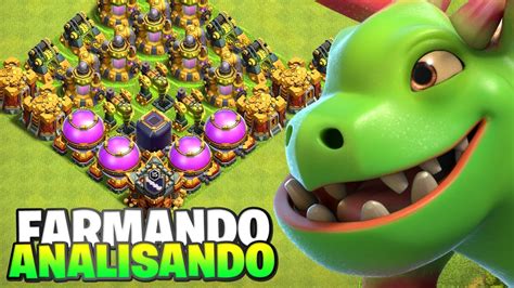 PROJETO MUROS FULL CV15 PUSH CV16 E ANALISANDO VILAS CLASH OF CLANS