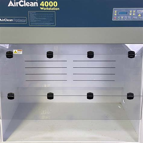 Airclean Systems Airclean 4000 Polypropylene Ductless Fume Hood With Folding Sash Alt