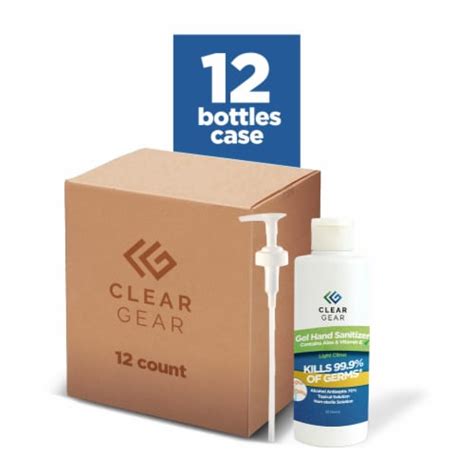 Clear Gear Disinfecting Hand Sanitizer W Aloe Vera Vitamin E Citrus