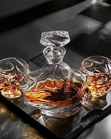 Kanars Whisky Glazen Set Loodvrije Kristallen Whiskey Glas Cadeau