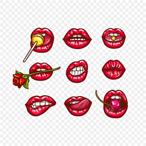 Pop Art Lips Png