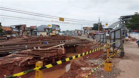 Progres Pembangunan Underpass Cibitung Capai Persen Wartakotalive