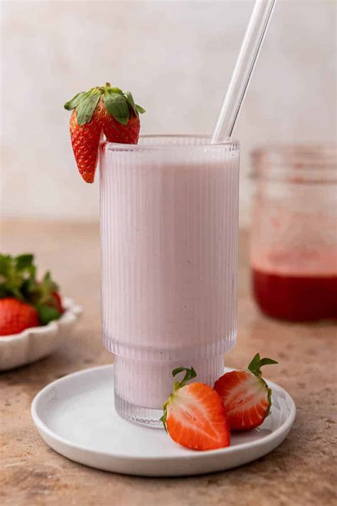 Easy Homemade Strawberry Milk Recipe Lifestyle Of A Foodie