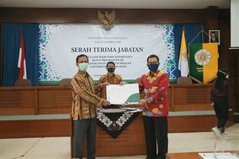 Serah Terima Jabatan Ketua Dan Sekretaris Departemen Serta Ketua