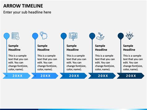 Arrow Timeline PowerPoint and Google Slides Template - PPT Slides