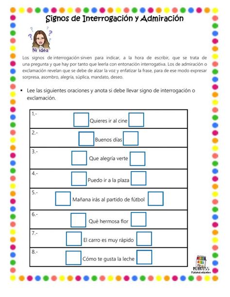 Ejercicio Interactivo De Signos De Puntuaci N Para De Primaria