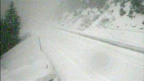 Heavy Snow Forces Closure Of Stevens Pass