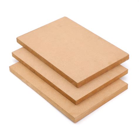 Medium Density Fiberboard 3mm 5mm 18mm Thickness Laminated Plain MDF