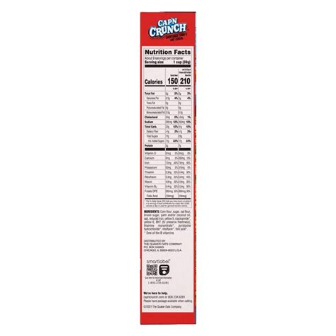 Cap'n Crunch Cereal 12.6oz : Grocery fast delivery by App or Online