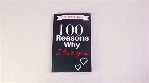 Reasons Why I Love You Love Story Book Youtube