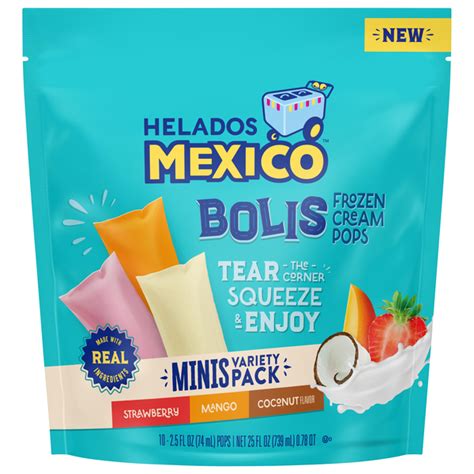 Save On Helados Mexico Bolis Con Crema Minis Variety Pack Cream Pops