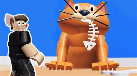 Escape Do Gato Gorducho No Roblox Youtube