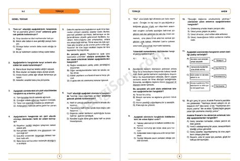 8 Sınıf Fiilimsiler Testi PDF İndir 2024 2025 HangiSoru