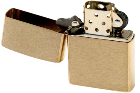Zippo Classic 204 000243 Brushed Solid Brass Lighter Advantageously