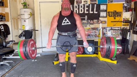 Strongman Nick Best Pulls A 755 Pound Deadlift At Age 53 Continues