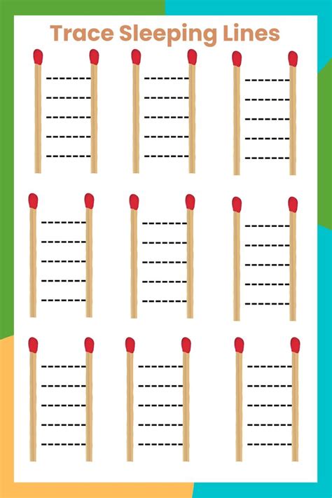 Sleeping Line Tracing Worksheet En 2024 Mathématiques à Lécole