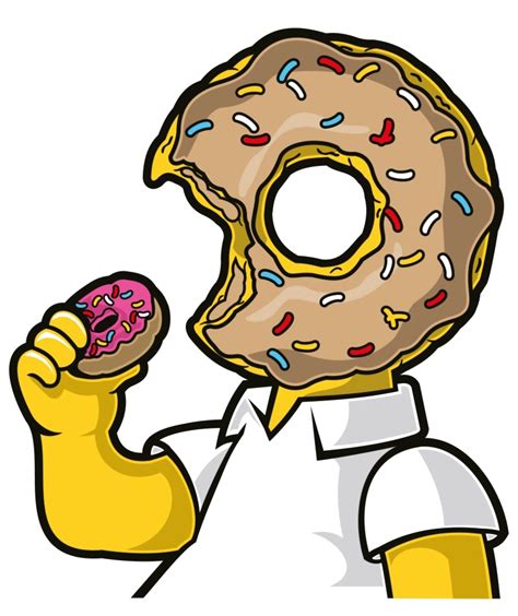 Simpsons Donut Png Transparent Background Png Simpson Donut Y Homero ...