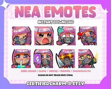 Nea Karlsson Harajuku Graffiti Artist Dead By Daylight Twitch Discord Emotes Bundle Premade