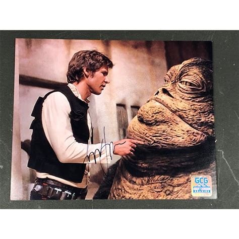 Harrison Ford Autographed Photograph As Han Solo In Star Wars