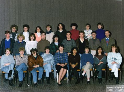 Photo de classe 1acc de 1987 Lycée Gay Lussac Copains d avant