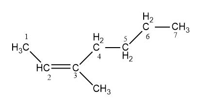 Draw The Structure Of Z Methyl Heptene Quizlet