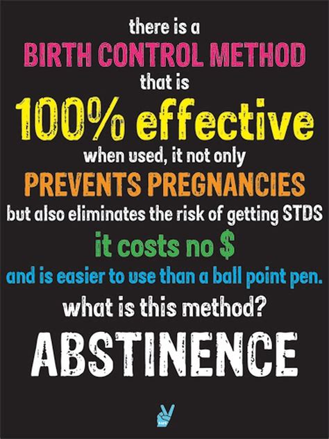 Abstinence Poster