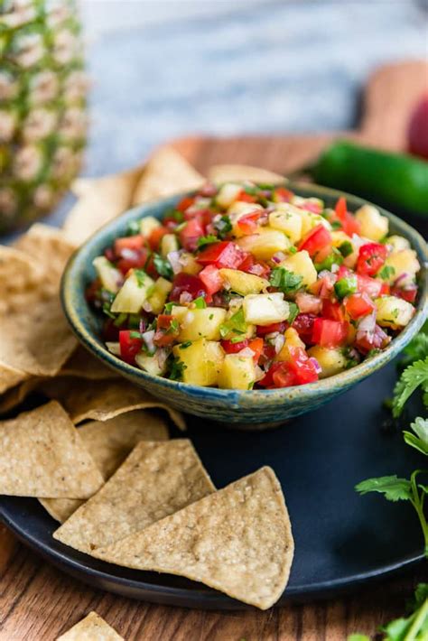 Easy Pineapple Salsa Culinary Hill