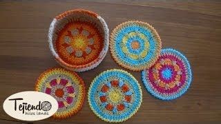 Tutorial Posavasos Crochet O Ganchillo Coasters Youtube