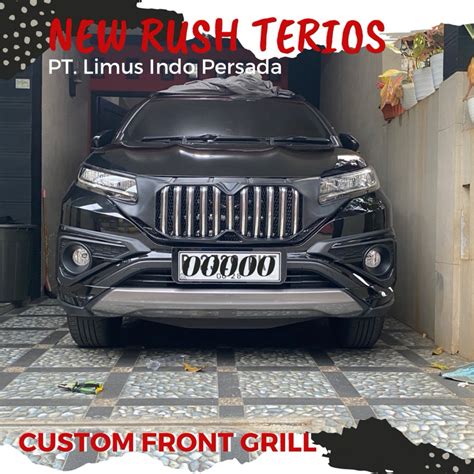 Jual Front Grill New Rush Dan New Terios Model Bmw Terbaru Shopee