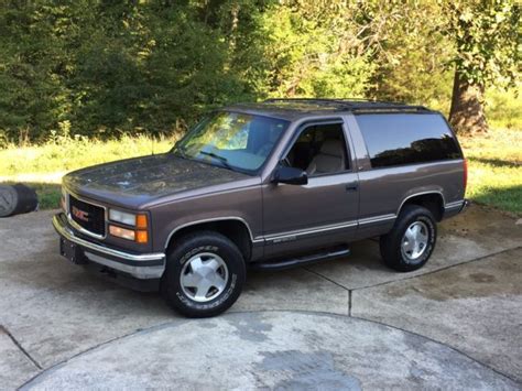 1997 Gmc Yukon 2 Door 4x4 Low Miles 3gkek18r6vg517822