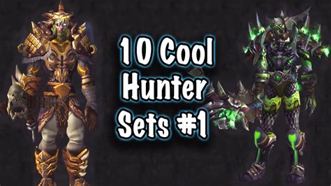 Jessiehealz 10 Cool Hunter Transmog Sets 1 Reup Youtube