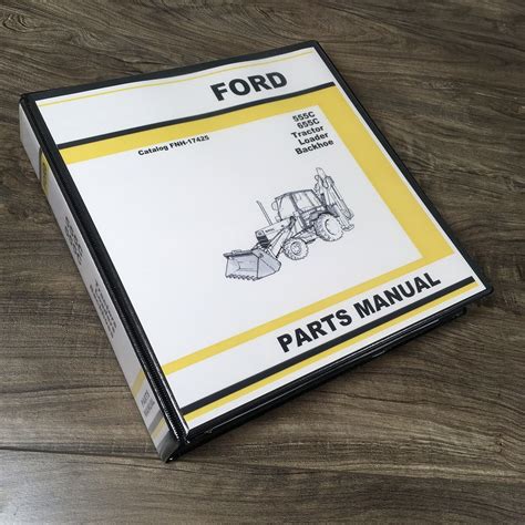 Ford 555b Backhoe Parts Manual