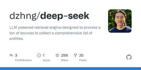 Github Dzhng Deep Seek Llm Powered Retrieval Engine Designed To