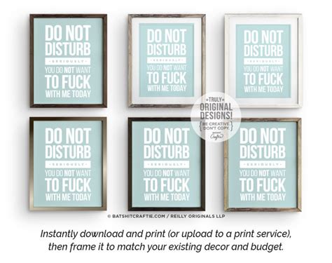 Printable Funny Do Not Disturb Signs For Office