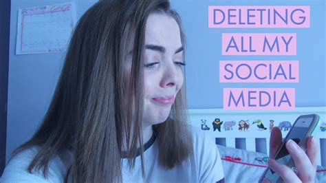 Deleting All My Social Media Weekly Vlog Youtube