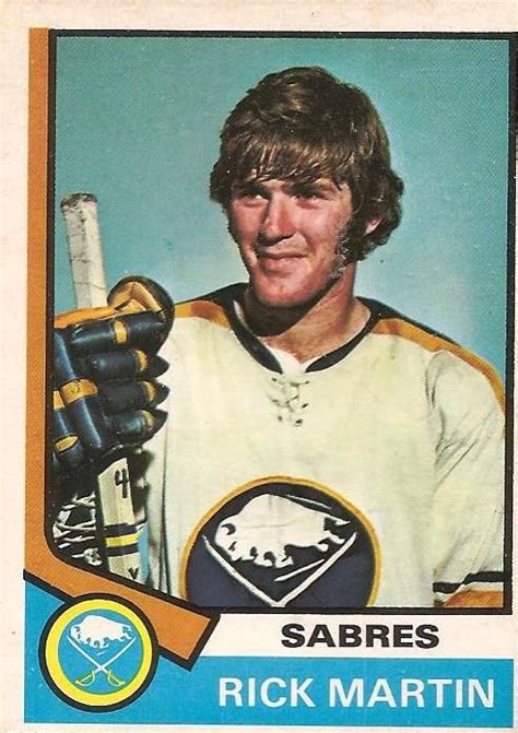 190 Rick Martin Buffalo Sabres Hockey Cards Yankees Baseball