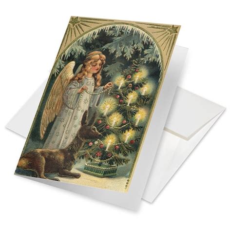 Angel Christmas Card - Etsy