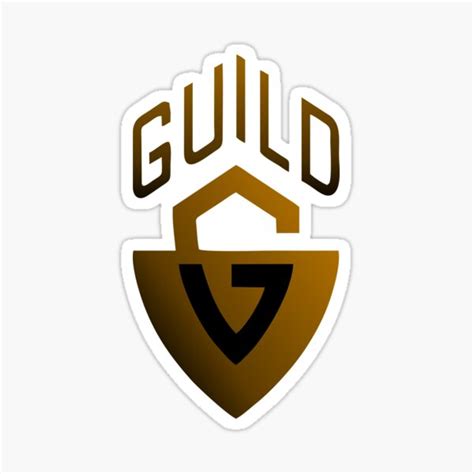 guild logo sticker  sale  carody redbubble