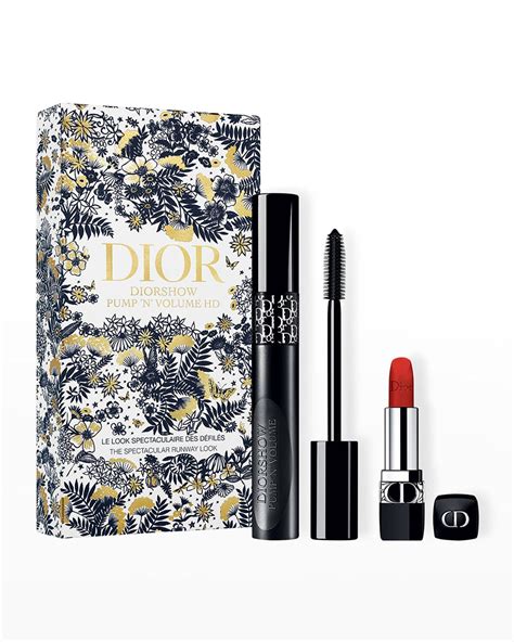 Dior Show Pump N Volume Makeup Set Mascara Lipstick One Color