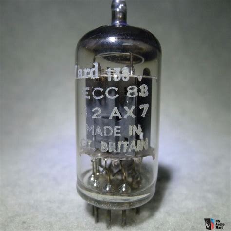 Mullard 12AX7 ECC83 Long Plate Dual Post Goalpost Getter Rare