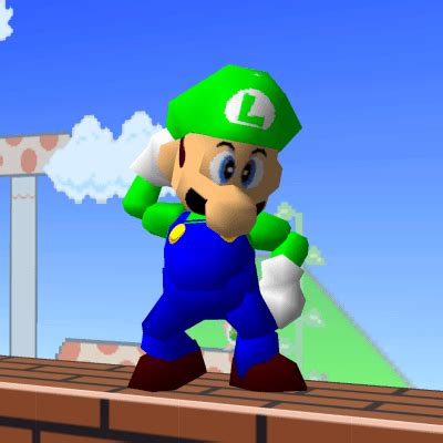 SM64 Beta Luigi Model Import – SSBM Textures