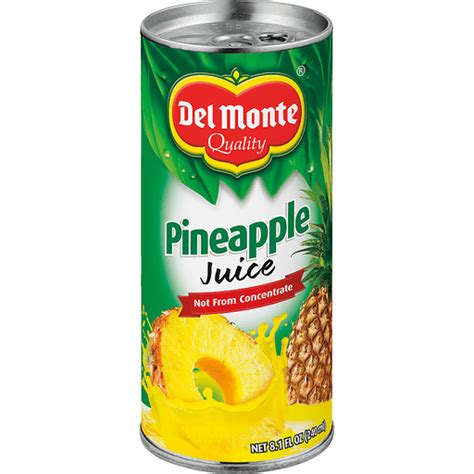 Del Monte Pineapple Juice Fl Oz Can Provisiones Selectos