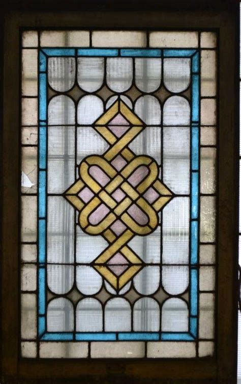 Celtic Knot Style Stain Glass Window Lot 242 1849917424