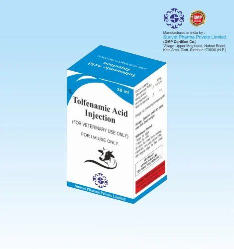 Tolfenamic Acid Veterinary Injection In Third Party Manufacturing