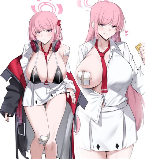 Cliov Eimi Blue Archive Blue Archive Highres 1girl Bandaid Bandaid On Shoulder Bikini