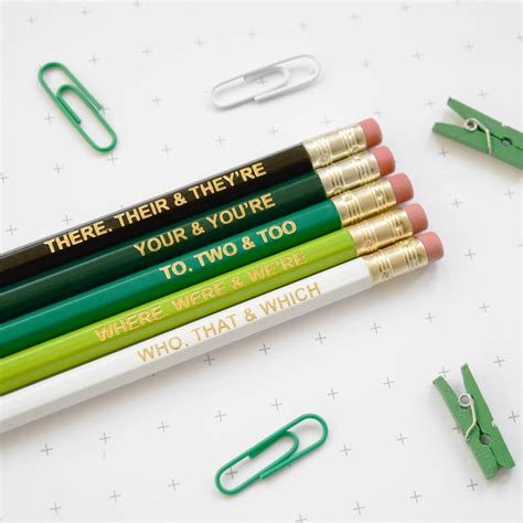 Grammar Pencils 10 Ts For Grammar Lovers Popsugar Love And Sex