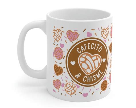 Cafecito And Chisme Mug Cafecito Y Chisme Latina Coffee Mug Mexican Mug Funny Coffee Mug