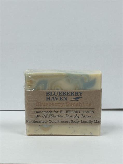 Blueberry Sunshine Handcrafted Soap Blueberry Haven